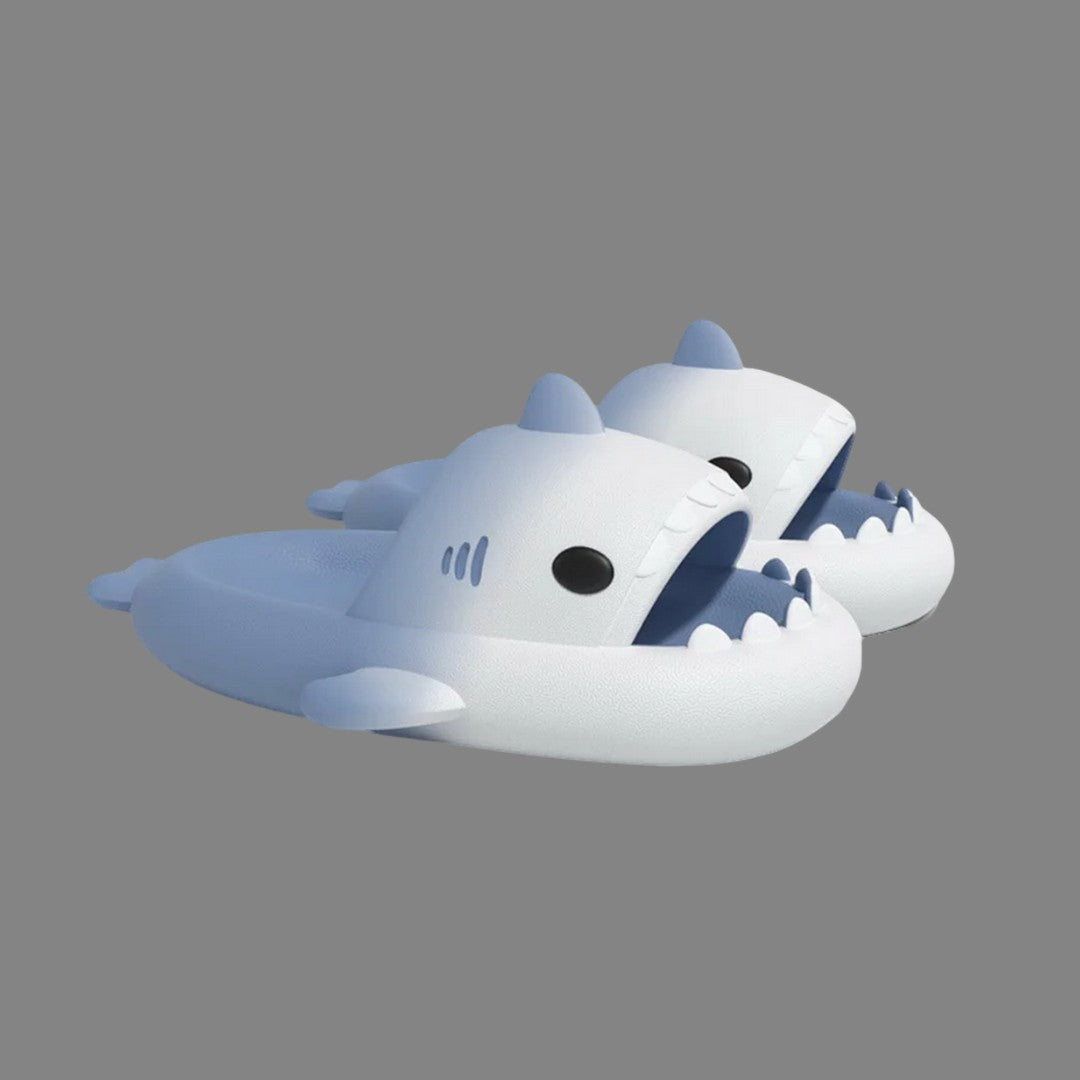 Cute Gradient Shark Slippers