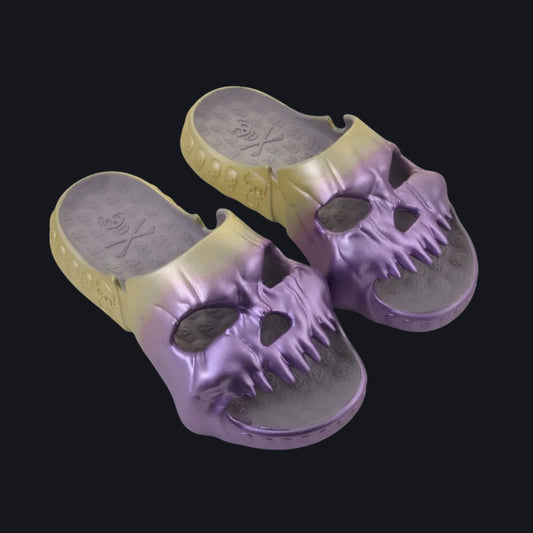 Luminous Skull Slippers