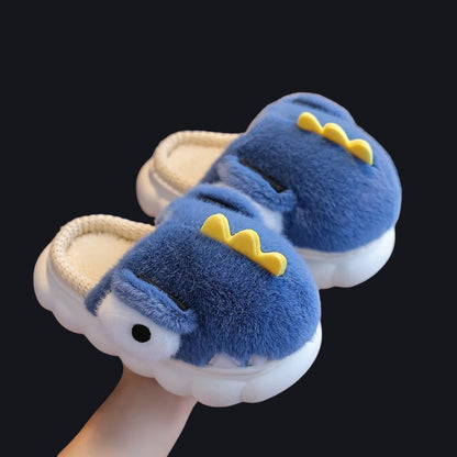 Plush Cotton Slippers Autumn Winter Indoor Parent Child Shoes