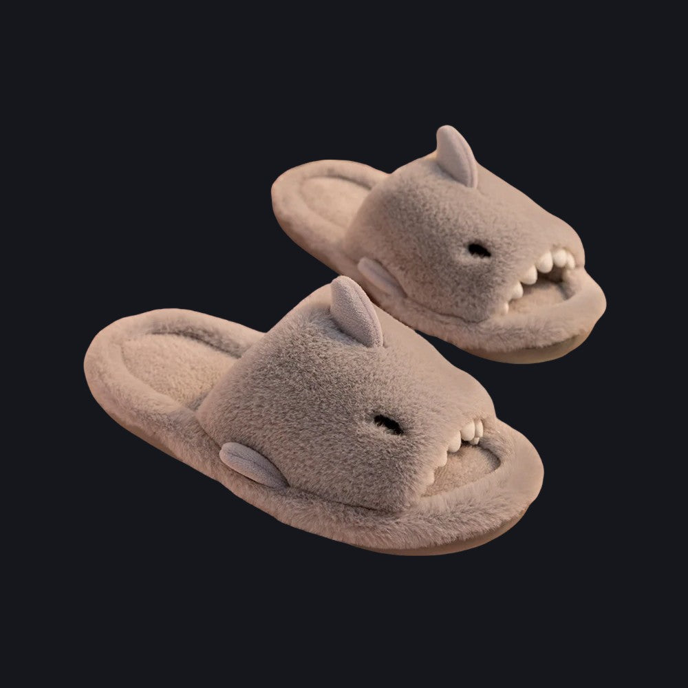 Cozy Winter Shark Slippers